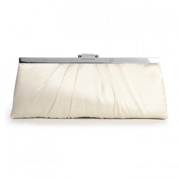 Mariell Ivory Satin Evening Clutch Bridesmaid Purses, Red Carpet Jewelry, Satin Purses, Bridal Handbags, Wedding Handbag, Bridal Purse, Bridal Accessories Jewelry, Wedding Purse, Wedding Clutch