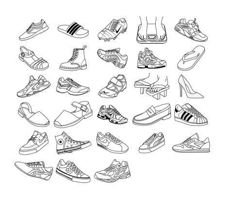 Nike Shoe Tattoo, Sneaker Tattoo, Shoes Tattoo, Shoe Tattoo, Shoe Tattoos, Chest Tattoo Men, Tattoo Design Book, Simple Shoes, Design Book