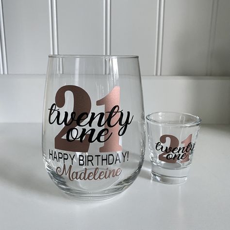 21st Birthday Wine Glass/21st Shot Glass/21st Birthday Gift/Finally 21/Gift for Her/Finally Legal/Personalized 21st Birthday Glass/Legal AF 21st Birthday Cup Ideas, 21 Birthday Wine Glass Ideas, 21st Birthday Glass Ideas, 21st Birthday Wine Glass Ideas, Cricut 21st Birthday Projects, 21st Birthday Glass, Birthday Shot Glasses, 21 Birthday Wine Glass, Birthday Glasses