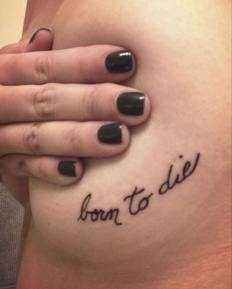 Tattoo For Person Who Died, Goth Tatoos Ideas, Grudge Tattoos, Born To Die Tattoo, Pretty Poison, Horrible Tattoos, Emo Tattoos, Master Tattoo, Poke Tattoo