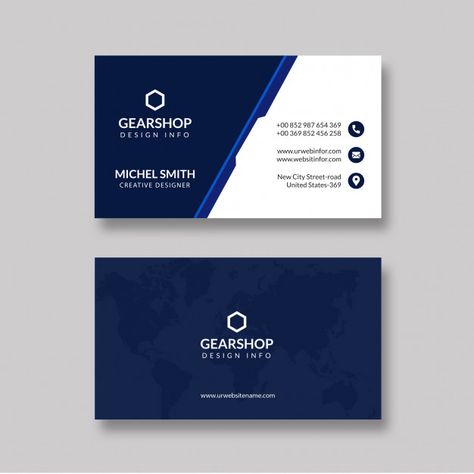 Blue And White Business Cards, Green Business Card Design, Printing Company Logo, White Business Card Design, Business Card Design Black, Yellow Business Card, Business Card Set, Company Business Cards, Business Brochure Design