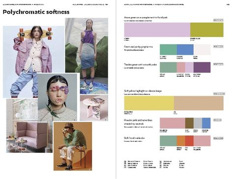 COLORS FALL / WINTER 21-22 TREND BOOK — PECLERS PARIS Fashion Trend Book, 포트폴리오 레이아웃, Color Forecasting, Fashion Trend Forecast, Color Plan, Fashion Forecasting, Color Harmony, Trend Style, Color Inspo