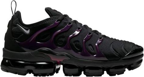 Nike Air Vapormax Plus Running Shoes - Black / Reflect Silver Noble Red Nike Vapor Max Plus, Nike Air Max Plus Black, Vapormax Plus Black, Vapor Max Plus, Tn Plus, Air Vapormax Plus, Nike Air Vapormax Plus, Air Vapormax, Mens Nike Air