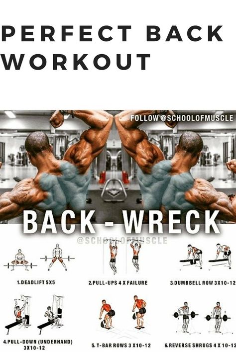 Back workout for wide and thick Back #perfectbackworkout #back #workout #backworkout Back Destroyer Workout Men, Mens Bicep Workout, Back Workout For Men, Back Workout Bodybuilding, Back Workout Men, Back Workout Routine, Back And Bicep Workout, Back And Shoulder Workout, Leg Workouts Gym