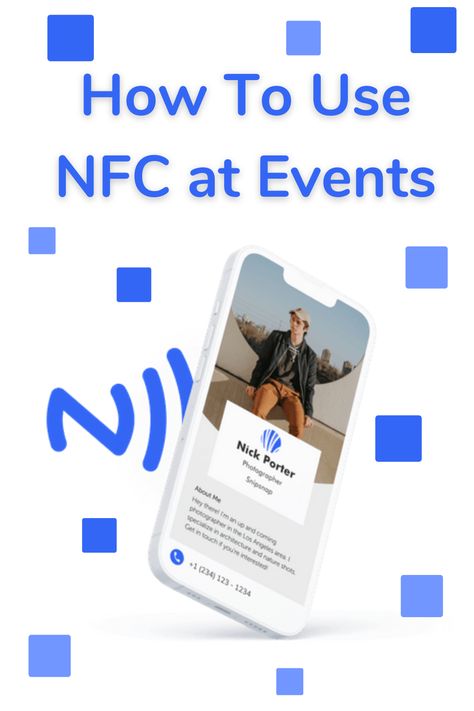 Make sharing your business card fun and memorable at events with NFC sharing. Nfc Ideas, Nfc Tags Ideas, Nfc Business Card, Nfc Card, Networking Tips, Nfc Technology, Nfc Tag, Promotional Giveaways, Diy Business Cards