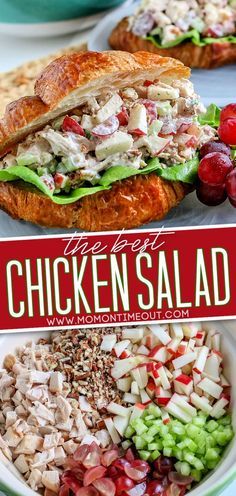 Dill Relish, Easy Chicken Salad Recipe, The Best Chicken Salad, Best Chicken Salad, Best Chicken Salad Recipe, Dill Chicken, Light Lunches, Chicken Salad Sandwich Recipe, Chicken Salad With Grapes