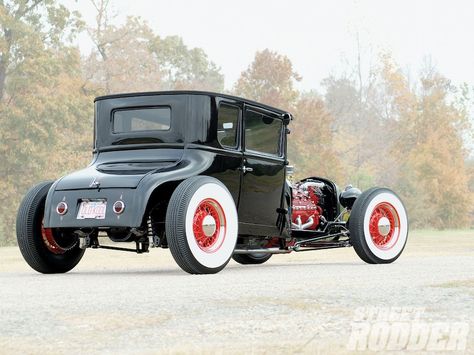 1927 Ford Model T Coupe - Flat-T Street Rodder, Classic Automobiles, Ford Model T, Custom Rods, Vintage Hot Rod, Traditional Hot Rod, T Bucket, Classic Hot Rod, Ford Vehicles