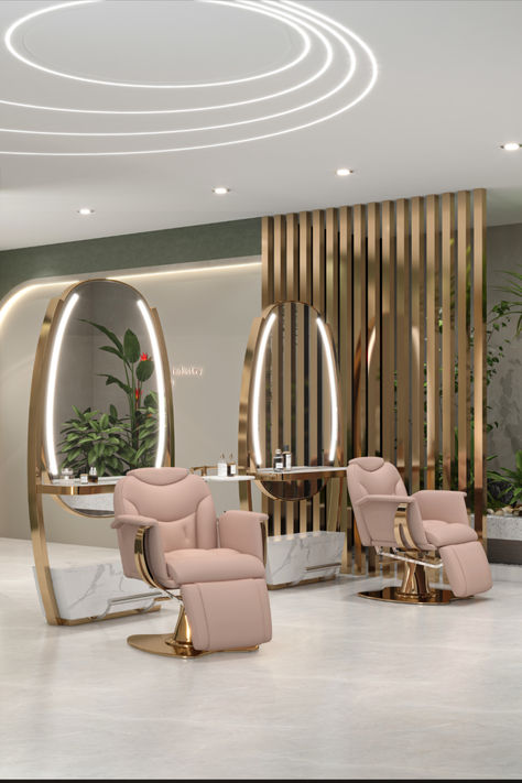 @BeNoravo barber chair, facial chair, lash chair for salon, beauty and spa. 💕👍 Blush Pink Salon, Modern Pedicure, Pink Shampoo, Beauty Salon Chairs, Pink Pedicure, Pink Salon, Sofa Couch Design, Beauty Chair, Beauty Salon Interior Design