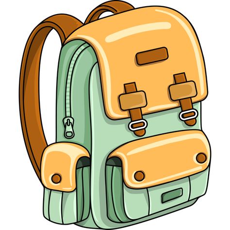 School Bag Clipart, Y2k Png, Bag Clipart, Trendy Bags For Women, English Learning Books, Weather Clothes, Drawing Bag, School Cartoon, Learning Books