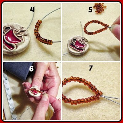 Art Jewelry Elements: Button Closure Bracelet Tutorial #diy #beading Wire Bending, Jewerly Beads, Beaded Jewelry Tutorials, Bracelets And Necklaces, Jewelry Techniques, Button Jewelry, Bead Stringing, Pony Beads, Bracelet Clasps