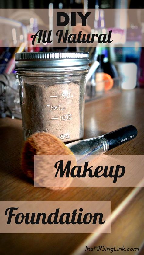 How to make your own diy makeup foundation | All natural makeup foundation powder | All ingredients you can find around the house Diy Makeup Foundation, Diy Natural Makeup, Foundation Tutorials, Diy Foundation, Diy Makeup Recipe, Makeup Recipes, Make Your Own Makeup, Make Up Foundation, Homemade Makeup