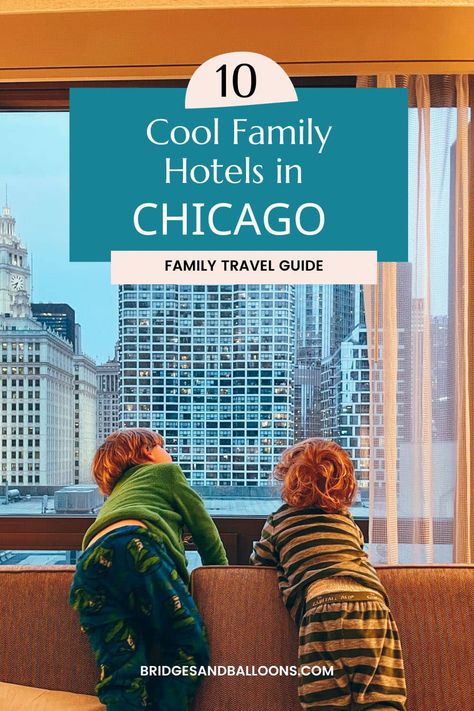 23 Cool Places to Stay in Chicago with Kids Chicago With Kids, Coolest Hotels, Chicago Weekend, Chicago Vacation, Family Bucket List, Chicago Kids, Chicago Trip, Bucket List Family, Bucket List Trips