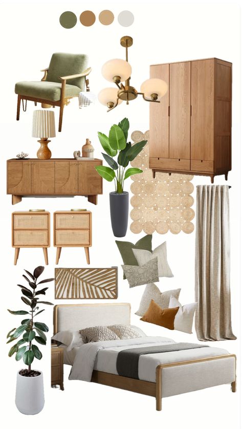 Contemporary style moodboard Modern Bedroom Moodboard Interior Design, Organic Mood Board Interior, Bedroom Moodboard Interior Design Blue, Interior Design Textile Mood Board, Interior Design Collage Mood Boards, Contemporary Bedroom, Interior Design Bedroom, Home Staging, Staging