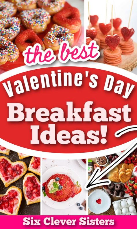 Find fun Valentine's Day breakfast ideas for kids or adults. You'll find ideas from valentine charcutie boards, red velvet pancakes, and much more! Make a memorable breakfast for the ones you love! #breakfast #valentine #bemine #love #recipes Charcutie Boards, Breakfast Ideas Fun, Valentine Day Breakfast, Fun Breakfast Ideas For Kids, Valentines Day Brunch Ideas, Sweetheart Cinnamon Rolls, Fun Breakfast Ideas, Valentines Brunch, Red Velvet Pancakes