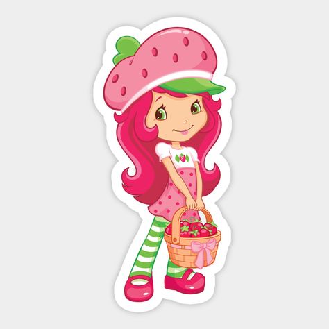 Personalized School Supplies Labels, Strawberry Stickers, Girls Stickers, Strawberry Shortcake Cartoon, Preppy Stickers, Vintage Strawberry, Music Stickers, Cartoon Stickers, Cartoon Tv