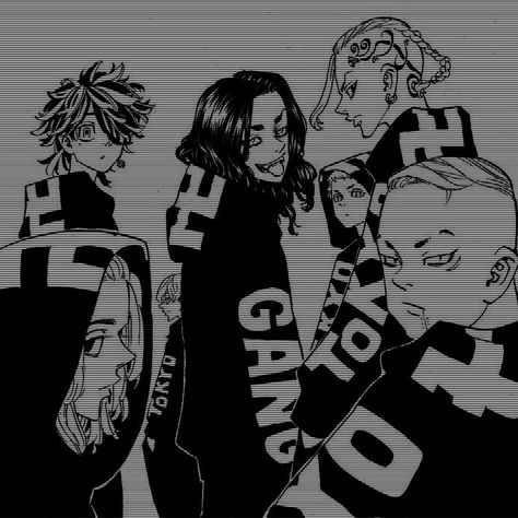 Tokyo Revengers Manga Aesthetic, Black And White Tokyo Revengers, Tokyo Revengers Widgets, Tokyo Revengers Aesthetic Icon, Tokyo Revengers Profile, Tokyo Revengers Wallpaper Aesthetic, Aesthetic Tokyo Revengers, Tokyo Revengers Aesthetic, Tokyo Revengers Black