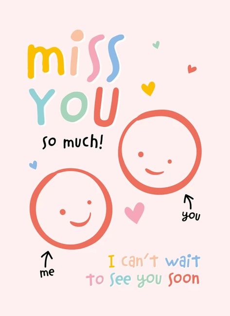 Miss You So Much by Macie Dot Doodles I Miss You This Much, See You Soon Card, I Will Miss You Card, We Miss You Cards, Missing You Cards, Miss You Cards Handmade, I Miss You So Much, See You Soon Quotes, School Friends Quotes