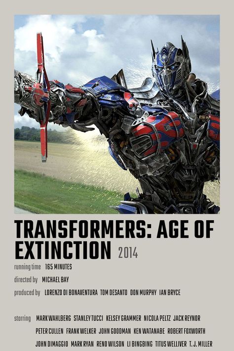 Extinction Movie, Transformers Poster, Transformers Film, Transformers Age Of Extinction, Nicolas Peltz, Age Of Extinction, Michael Bay, Film Posters Minimalist, Art Outfit