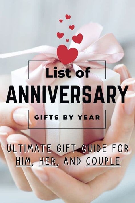 List of Anniversary Gifts by Year with Traditional and Modern Themes 1st Anniversary Gifts For Her Ideas, Anniversary By Year Gifts, Anniversary Gifts Per Year, Traditional Wedding Gifts By Year, Anniversary Gifts By Year Traditional, Anniversary Year Gifts List, Anniversary Themes By Year, Anniversary By Year, Traditional Anniversary Gifts By Year