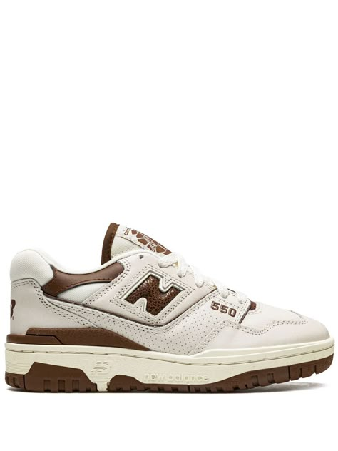 New Balance x Aimé Leon Dore 550 "Brown" Sneakers - Farfetch Skor Sneakers, Colorful Sneakers, Trendy Shoes Sneakers, Dr Shoes, Populaire Outfits, Cute Nike Shoes, Cute Sneakers, Fresh Shoes, Hype Shoes