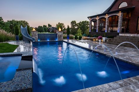 Tropic | Sun Pools Latham Pool, Cowboy Pool, Rectangle Pool, Dream Backyard Pool, Tanning Ledges, Fiberglass Pool, Pools Backyard Inground, Leisure Pools, Fiberglass Swimming Pools