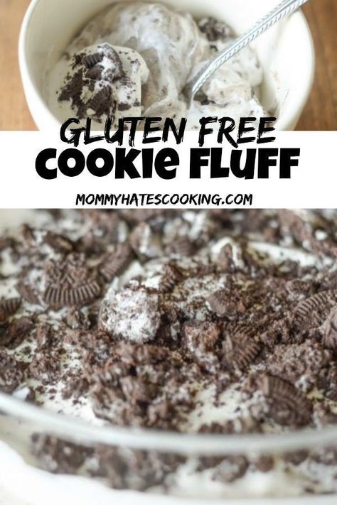 Gluten Free Chocolate Cookies, Gluten Free Cookie, Oreo Fluff, Gluten Free Dessert, Best Gluten Free Desserts, Gluten Free Lasagna, Gluten Free Meal Plan, Fluff Recipe, Fluff Desserts