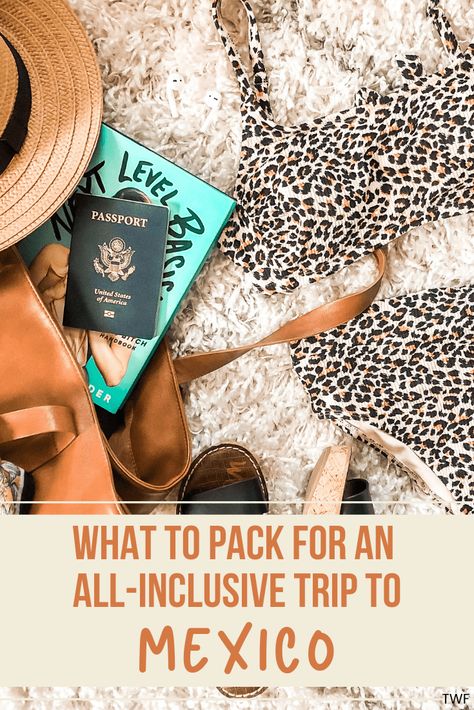 What to Pack for an All-Inclusive Trip to Mexico // packing for a beach trip, packing list, beach vacation, weekend getaway #allinclusive #packinglist #mexico #beachvacation #travelblogger One Week In Mexico Packing, All Inclusive Resort Packing List Mexico, What To Pack For A Week In Mexico, Week In Mexico Packing List, Housewife Hacks, What To Pack For Mexico, Beach Trip Packing List, Beach Trip Packing, All Inclusive Mexico