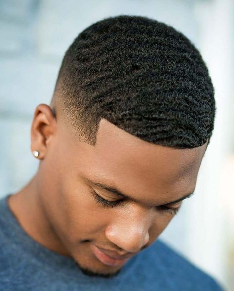 32+ Best Haircuts for Black Men in 2022 - Men's Hairstyle Tips Low Waves Hair, Black Man Haircut Fade, Waves Hairstyle Men, Low Taper Fade Haircut, Men Fade Haircut Short, Fade Hairstyle, Popular Mens Haircuts, Black Boys Haircuts, Black Men Haircut