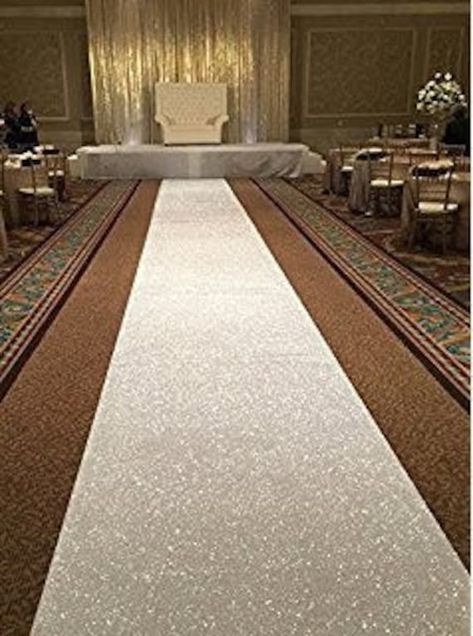 Glam Wedding Ceremony, Bridal Chair Cover, Mirrored Aisle, Burlap Window Treatments, Wedding Drapes, Black And White Tablecloth, Pottery Barn Curtains, Wedding Aisle Runner, Aisle Runners