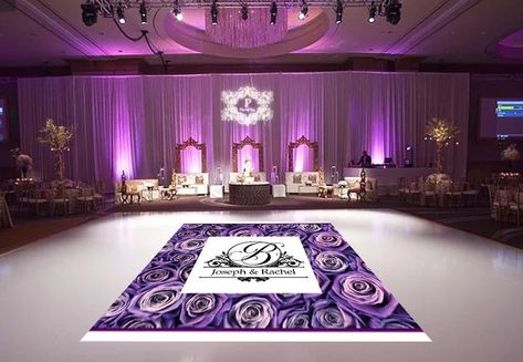 Dance Floor Decal, Floor Dance, Wedding Dance Floor, Monogram Template, Floor Decals, Unique Monogram, Dance Floor Wedding, Wedding Purple, Floor Decal