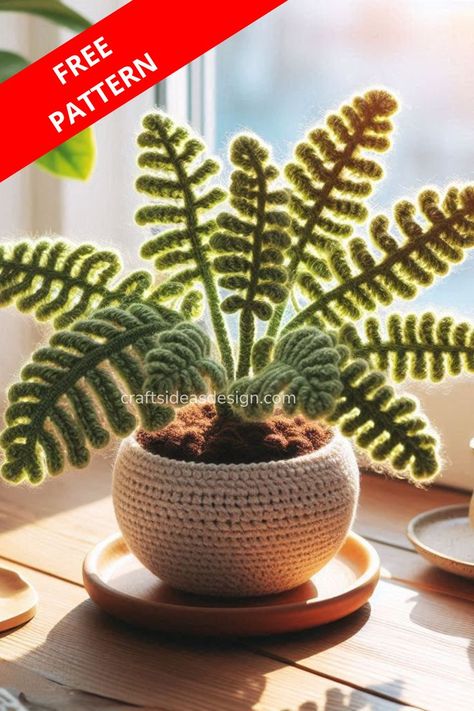 Bring a touch of greenery into your home with a charming crochet potted plant. Learn how to create this delightful and enduring accessory with our detailed pattern. Sashay Crochet, Crochet Turtle Pattern, Crochet Baby Costumes, Crochet Succulent, Crochet Plant Hanger, Crochet Garden, Crochet Bookmark Pattern, Crochet Teddy Bear Pattern, Crochet Cactus