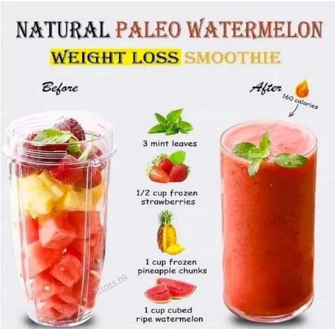 #ctto #smoothierecipes... - Christine Mae Pepito Gelbolingo Easy Healthy Smoothie Recipes, Healthy Diet Smoothies, Watermelon Smoothie, Resep Smoothie, Fruit Smoothie Recipes Healthy, Easy Healthy Smoothies, Diet Smoothie Recipes, Smoothie Drink Recipes, Smoothie Challenge