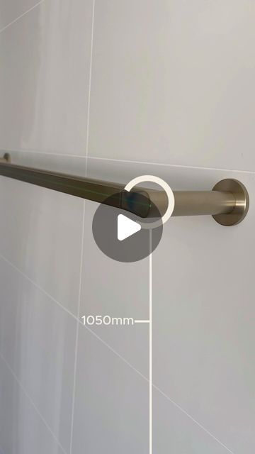 The Bathroom Guide on Instagram: "SAVE this for later 👇🏼 

Towel railings and robe hooks! 

Single towel railings are installed around 1050-1100mm from the finished floor. 
(41.33 to 43.30”)

Stacked towel rails are normally installed as follows:

The bottom rail:
900mm/35.43” from the finished floor height

Top rail:
1700mm/66.92” from the first rail.

(The key with these is to ensure that your towels will not over lap! Make sure the bottom towel does not hit the floor and that the top one is not too high!)

Robe hook heights:
1800mm/70.86” from the finished floor height

What other heights should we cover off on?

Let us know in the comments👇🏼

🚀P.S If you want to learn how to create your own bathroom design using our structured design workflow methods… you’ll love our FREE 8 step v Bathroom Rails And Hooks, Bathroom Towel Rails Ideas, Towel Rails Bathroom, Bathroom Towel Bar Placement, Towel Bar Placement, Towel Hook Ideas, Towel Hooks In Bathroom, Robe Hooks Bathroom, Hand Towel Hook