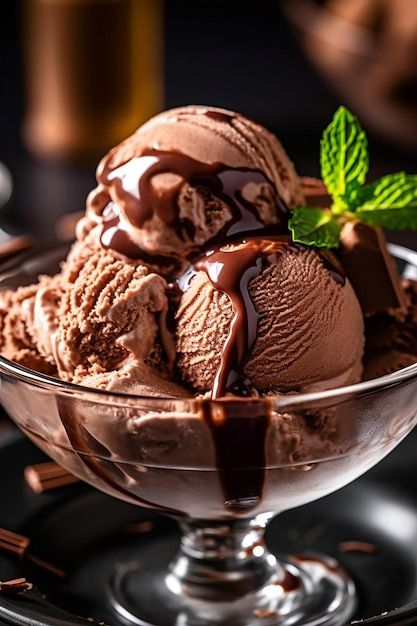 A glass of tasty chocolate ice cream spe... | Premium Photo #Freepik #photo #scoop #ice-cream-scoop #chocolate-ice-cream #vanilla-ice-cream October Wallpapers, Ice Cream Pictures, Ice Cream Images, Ice Cream Inspiration, Strawberry Cheesecake Ice Cream, Ice Cream Wallpaper, Ice Cream Photography, Watermelon Ice Cream, Scoop Ice Cream