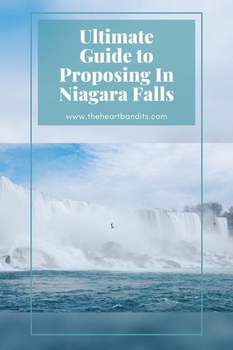 Do you want to propose in front of one of the natural wonders of the world? One with an unbeatable view of one of the most scenic, awe-inspiring sights anywhere? Then consider proposing at Niagara Falls. It is located on the border between the United States and Canada. Niagara Falls features three stunning waterfalls, including the world-famous Bridal-Veil Falls. There are many locations to choose from, you really can’t go wrong choosing this beautiful location. Fall Proposal Ideas, Canada Niagara Falls, Natural Wonders Of The World, Bridal Veil Falls, Niagara Falls Canada, Marriage Proposal, Romantic Places, World One, Marriage Proposals