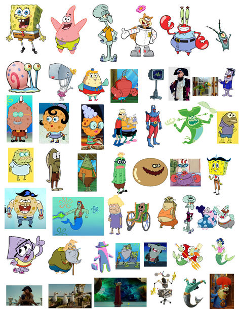 Spongebob Characters Names, Spongebob Squarepants Characters, Draw Spongebob, Cartoon Characters Names, Spongebob Musical, Spongebob Cartoon, Spongebob Birthday Party, Mr Krabs, Spongebob Birthday