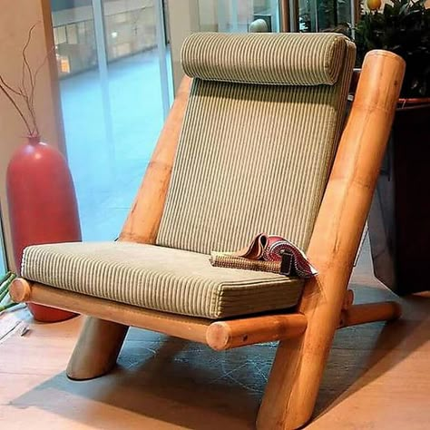 Bamboo Bamboo Furniture Diy, Bamboo Furniture Design, Bamboo Diy, Bamboo Sofa, Bamboo House Design, Bamboo Decor, Bamboo Architecture, Bamboo Chair, Bamboo House