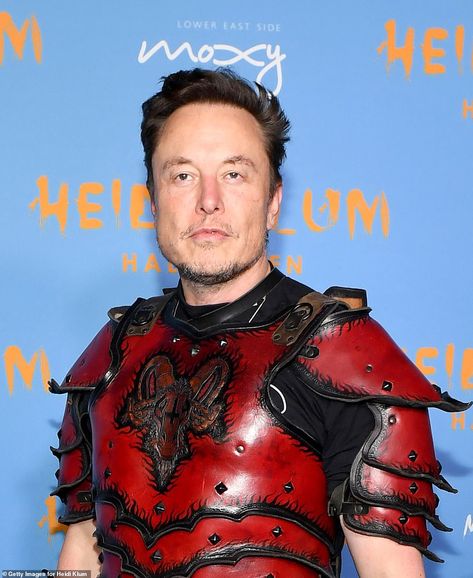 It's not clear what Musk was supposed to be dressed as for Klum's celebration Maye Musk, Tesla Ceo, Halloween Express, Monday Evening, World Government, New Twitter, Halloween Outfit, Modern History, Heidi Klum