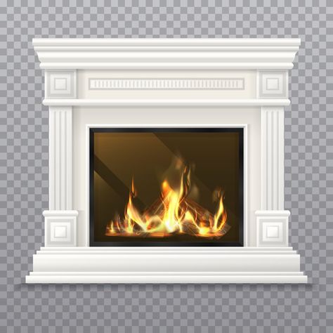 Indoor Chimney, Wall Moulding Panels, Living Room Vector, Interior Design Vector, Empty Rooms Interior, Vintage Oven, Coal Stove, Classic Fireplace, Oven Design