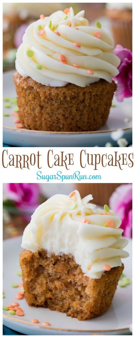 How to make the BEST Carrot Cake Cupcakes! #cupcake #carrotcake #recipe #dessert #creamcheese #easterdessert #easter #easterrecipe Moist Carrot Cake Cupcakes, Easter Bbq, Carrot Cake Cupcakes Recipe, Recipe Desert, Cupcake Recipes From Scratch, Moist Carrot Cake, Homemade Carrot Cake, Moist Carrot Cakes, Eat Cupcakes