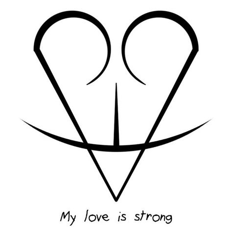 Sigil Athenaeum - “My love is strong” sigil requested by... More: Sigil Symbols, Sigil Athenaeum, Love Is Strong, Magick Symbols, Wiccan Symbols, Tattoo Henna, Wiccan Spell Book, Sigil Magic, Magic Symbols