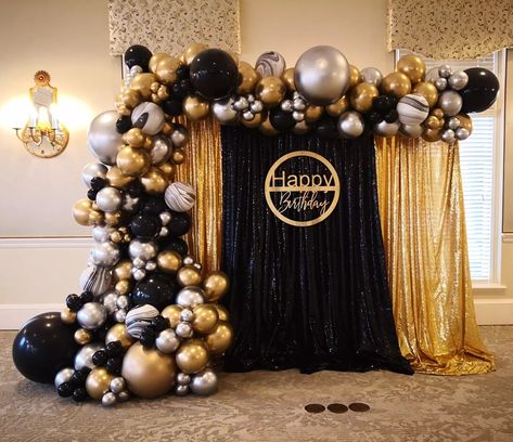 60th Birthday Balloon Garland Curtain Backdrop, 60th Birthday Color Scheme, 60th Bday Decoration Ideas, 60th Birthday Balloons Decoration, 60th Birthday Decorations For Mom, 60th Birthday Ideas For Dad Decoration, 60th Birthday Backdrop Ideas, 60th Birthday Backdrop, 50th Birthday Decor