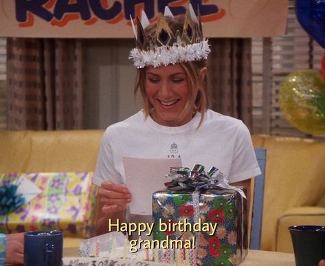 Rachels 30th Birthday, 30 Photoshoot, Series List, Birthday Grandma, Friends Tv Quotes, Happy Birthday Grandma, Rachel Friends, Happy Birthday Friends, Friends Scenes