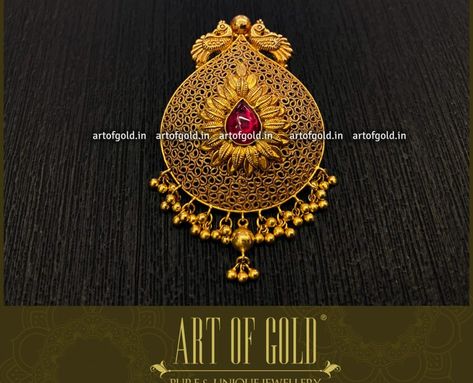 Gold Pendant Set | Art of Gold Jewellery, Coimbatore Peacock Pendant Gold, Gold Pendant Necklace Jewellery, Gold Pendant Set, Jewelry Necklace Simple, Tikka Jewelry, Beautiful Pendants, Gold Peacock, Gold Pendent, Minimal Jewellery