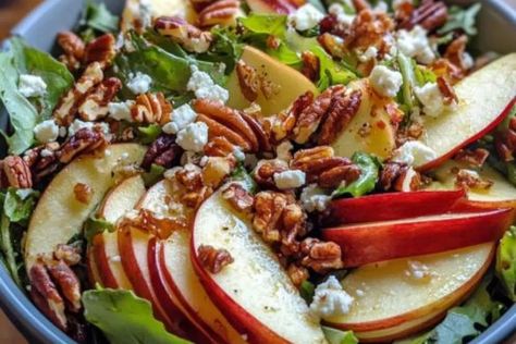 DESSERT Archives - recipestasteful Apple Walnut Salad, Cheese Alternatives, Harvest Salad, Pecan Salad, Honeycrisp Apples, Tossed Salad, Apple Salad, Walnut Salad, Autumn Salad