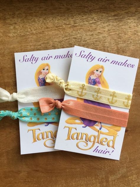 Very cute idea for a Disney fish extender gift. Disney Cruise Fish Extender Gifts, Disney Cruise Fish Extender, Disney Fantasy Cruise, Rapunzel Birthday, Disney Wonder, Fe Gifts, Disney Cruise Vacation, Cruise Ideas, Cruise Gifts