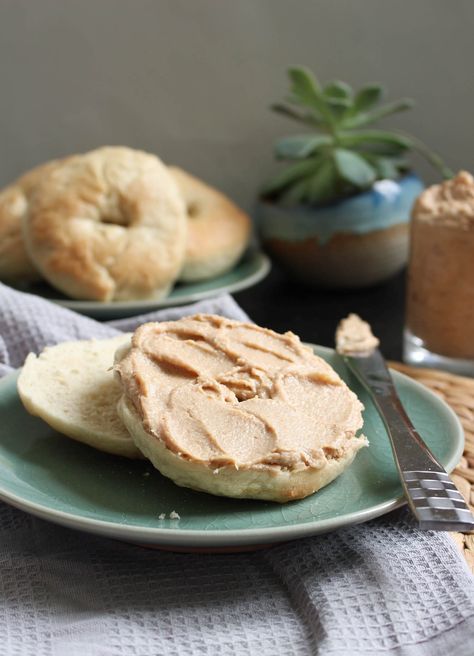 Spread For Bagels, Carrot Cake Bread, Chocolate Hummus, Bagel Toppings, Maple Cream Cheese, Cheese Vegan, Dairy Free Cream Cheese, Cinnamon Cream Cheese, Dessert Places