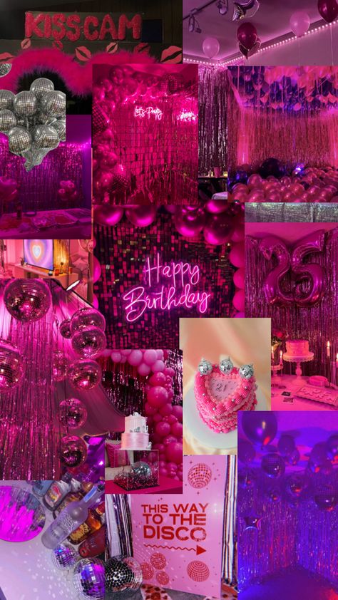 Fucsia pink bday Bratz Birthday, Bratz Party, Pink Bday, 18th Birthday Party Themes, 34th Birthday, 27th Birthday, Birthday Party For Teens, 18th Birthday Party, Birthday Planning