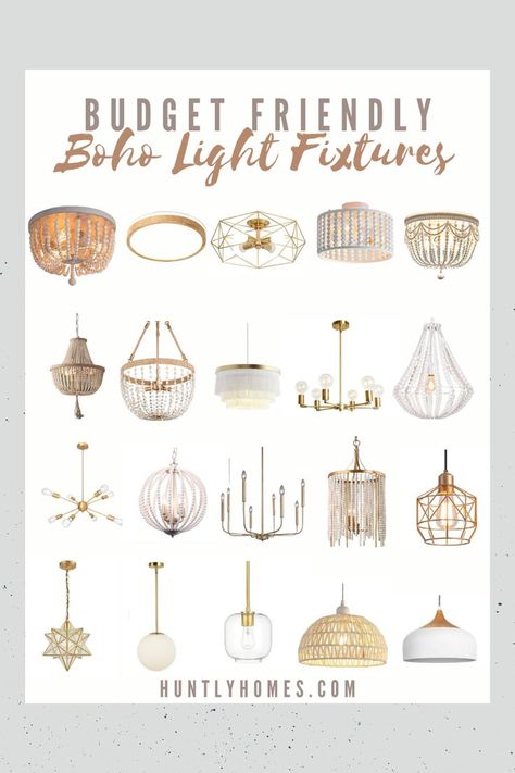 Boho Light Fixtures, Boho Style Lighting, Boho Light Fixture, Boho Style Bathroom, Gold Light Fixture, Серая Кухня, Boho Lighting, Boho Chandelier, Living Room Light Fixtures