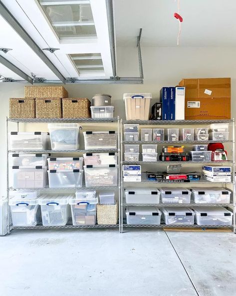 13 Garage Storage Ideas For A Neat And Tidy Space Build Your Own Shelves, Baking Soda Hydrogen Peroxide, Organize Garage, Garage Cabinet, Garage Storage Ideas, Garage Organize, Workshop Garage, Garage Cabinets, Day Dreaming